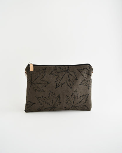 Pochette grande CHENZIA - corteccia stampa acero