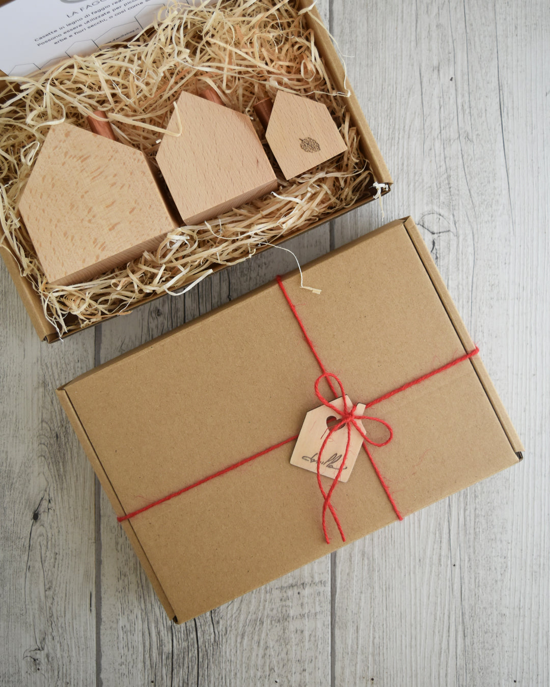 Set La Faggeta - 3 casette in legno