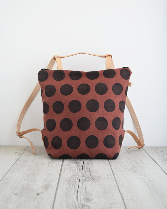 Zaino borsa CACTUS tè nero pois