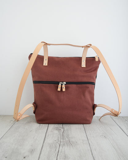 Zaino borsa CACTUS tè nero pois